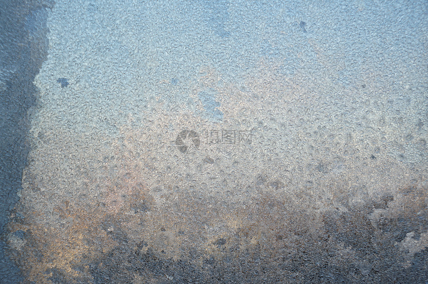 落霜玻璃火花水晶墙纸结晶天气装饰品宏观窗户微光图片