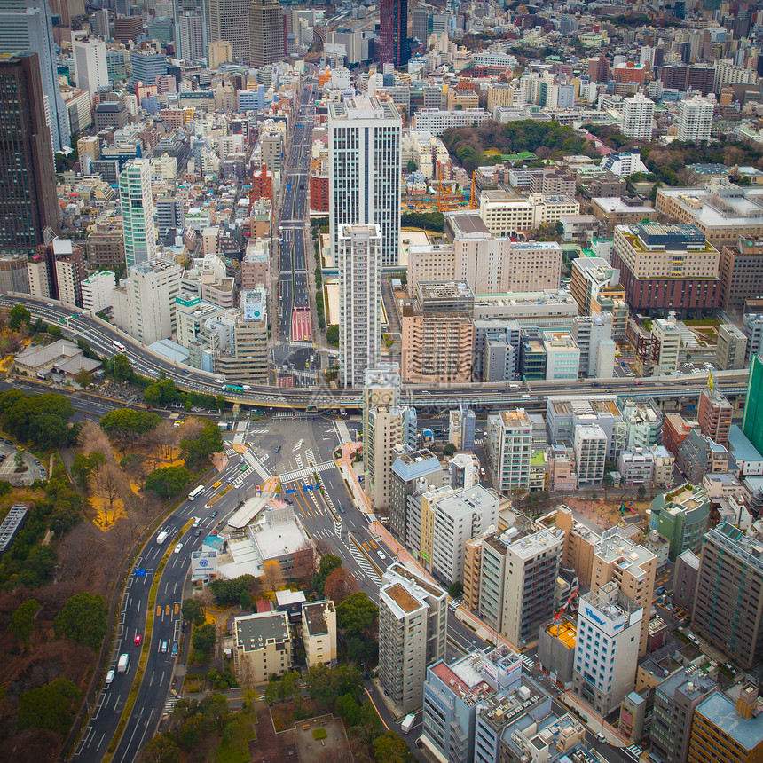 东京天际城市生活旅行住宅大楼城市建筑物摩天大楼场景背景鸟瞰图图片