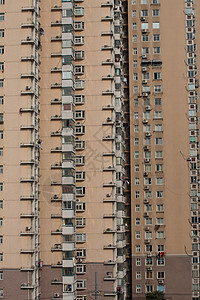 上海的住宅楼城市生活住宅区景观房子建筑场景摩天大楼城市背景图片
