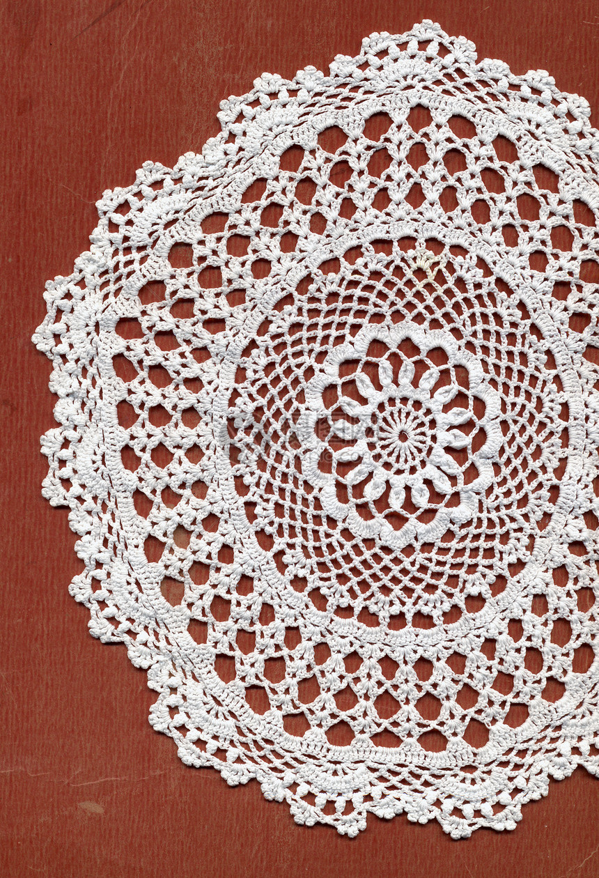 白奶油纺织品乌木蕾丝服装布巾小地毯材料工艺细绳图片