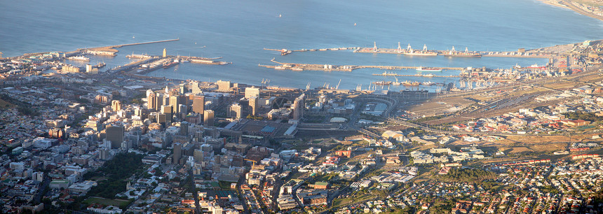 开普敦市Cape Town岩石公园城市桌子蓝色天空海岸风景海洋海滩图片