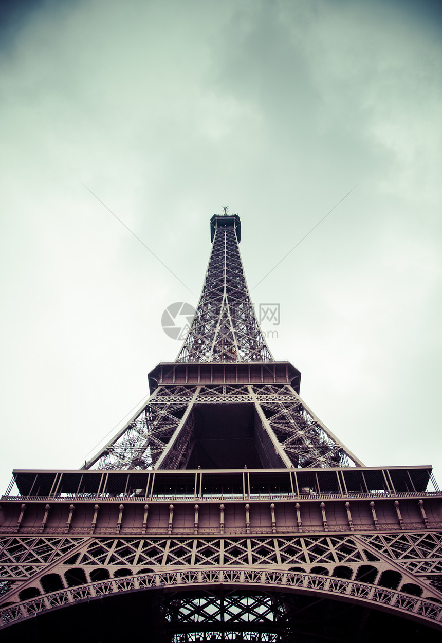 法国巴黎埃菲尔塔游客金属地标旅行螺栓建筑师城市旅游纪念碑铆钉图片