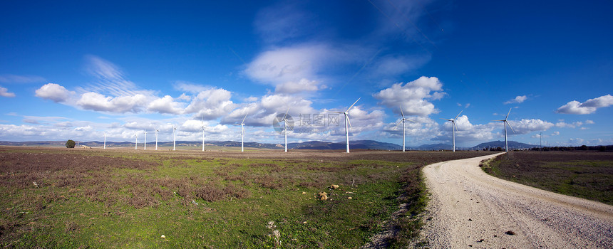 塔里法风力厂风车螺旋桨叶片全球能源风力技术力量车削涡轮图片