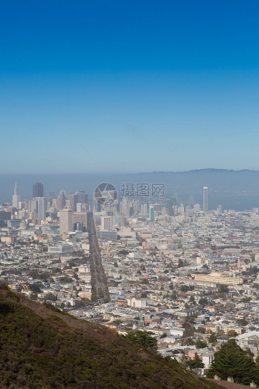 旧金山全景观结构住宅街道公园房地产旅行场景城市生活城市目的地图片