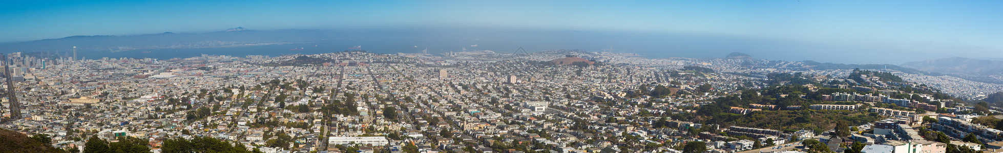 北加州旧金山县屋顶高清图片