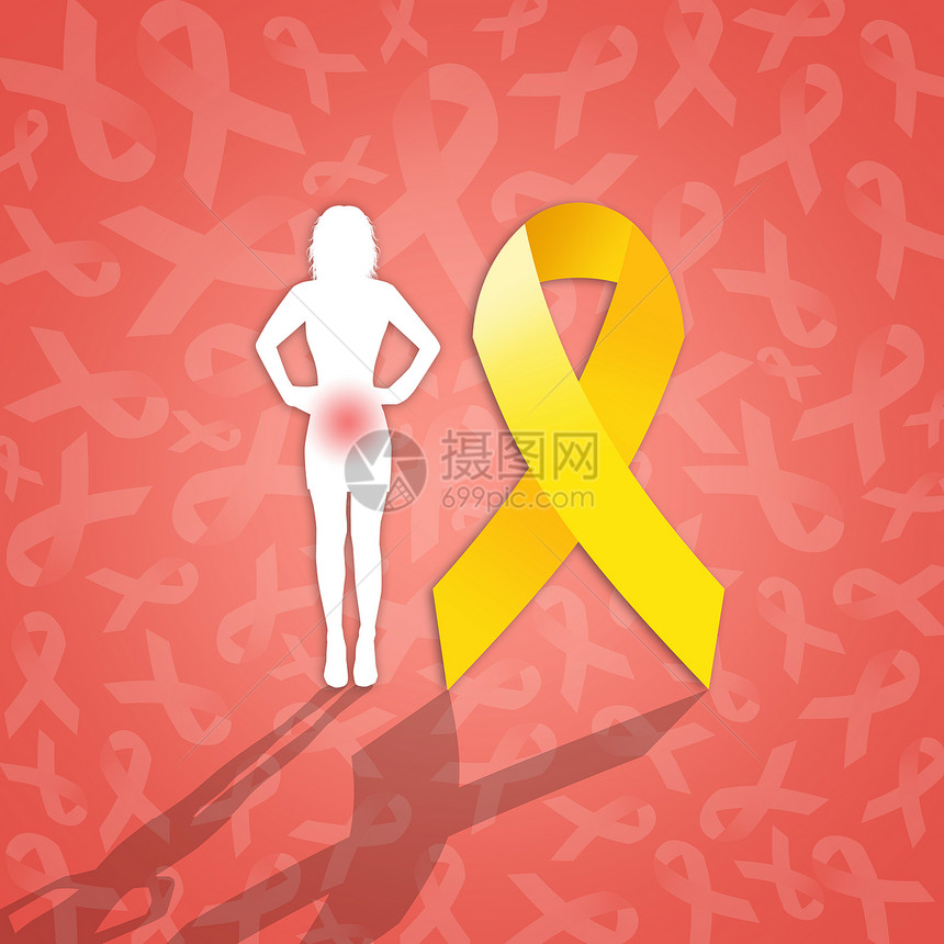 黄色带黄带 有妇女双影带子宫卫生保健治愈疾病女性疼痛斗争药品黄弓图片