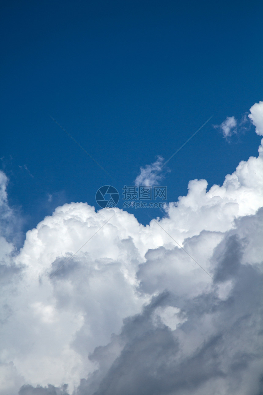 蓝天空背景天气天堂团体天空白色蓝色气象气候图片