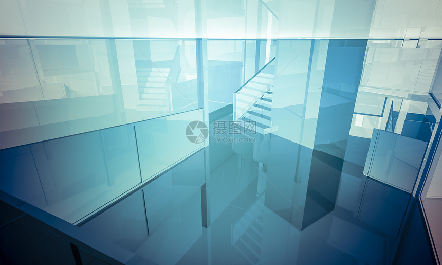 空办公室 有列和大窗口 室内大楼走廊建筑学地面住宅建筑玻璃风格房子财产装饰图片