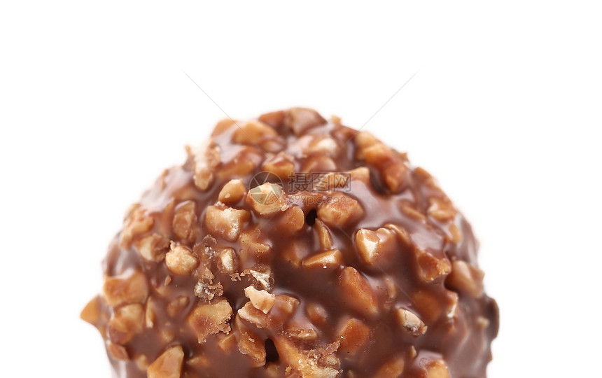 圆形巧克力甜点糕点松露糖果食物飞碟图片