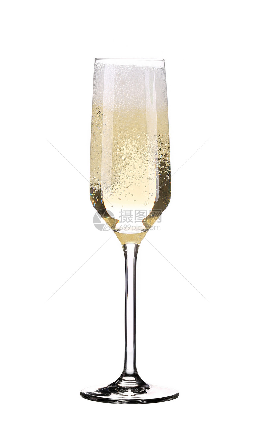 一杯新鲜的香槟生活泡沫飞溅高脚杯庆典水晶行动玻璃瓶子喷出图片