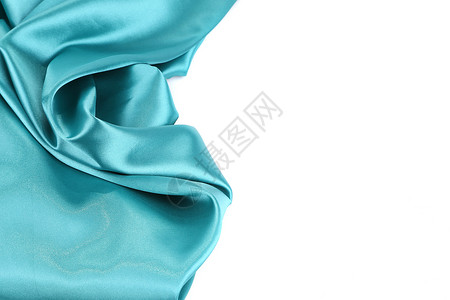 蓝丝蓝色粉色床单丝绸材料窗帘织物衣服编织背景图片
