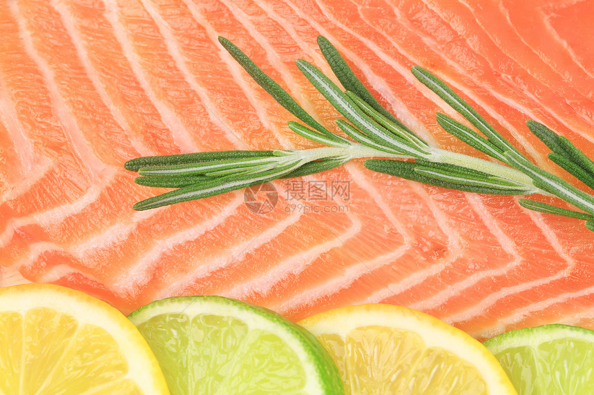 原红鱼午餐美食钓鱼营养盘子白色食物海鲜淡水饮食图片