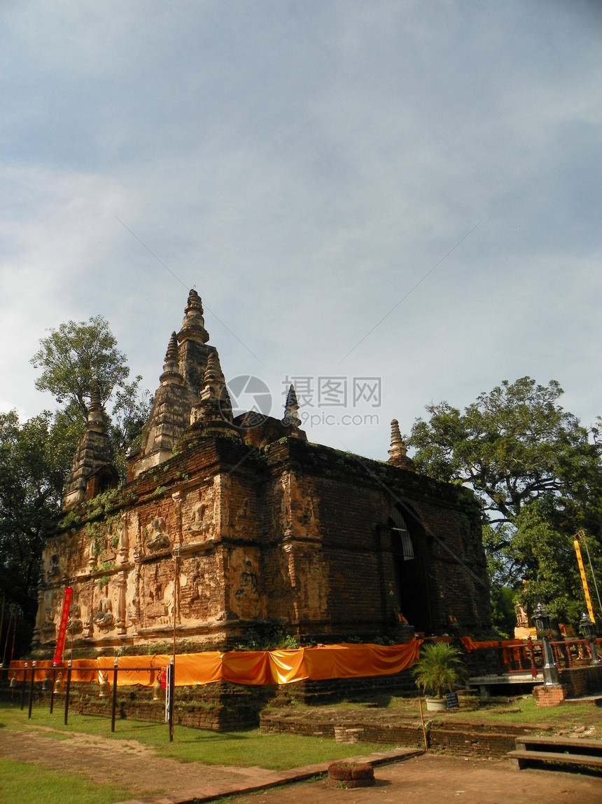 Wat 赫德寺庙神社旅行宗教建筑学宝塔佛教徒圣地文物旅游佛塔图片