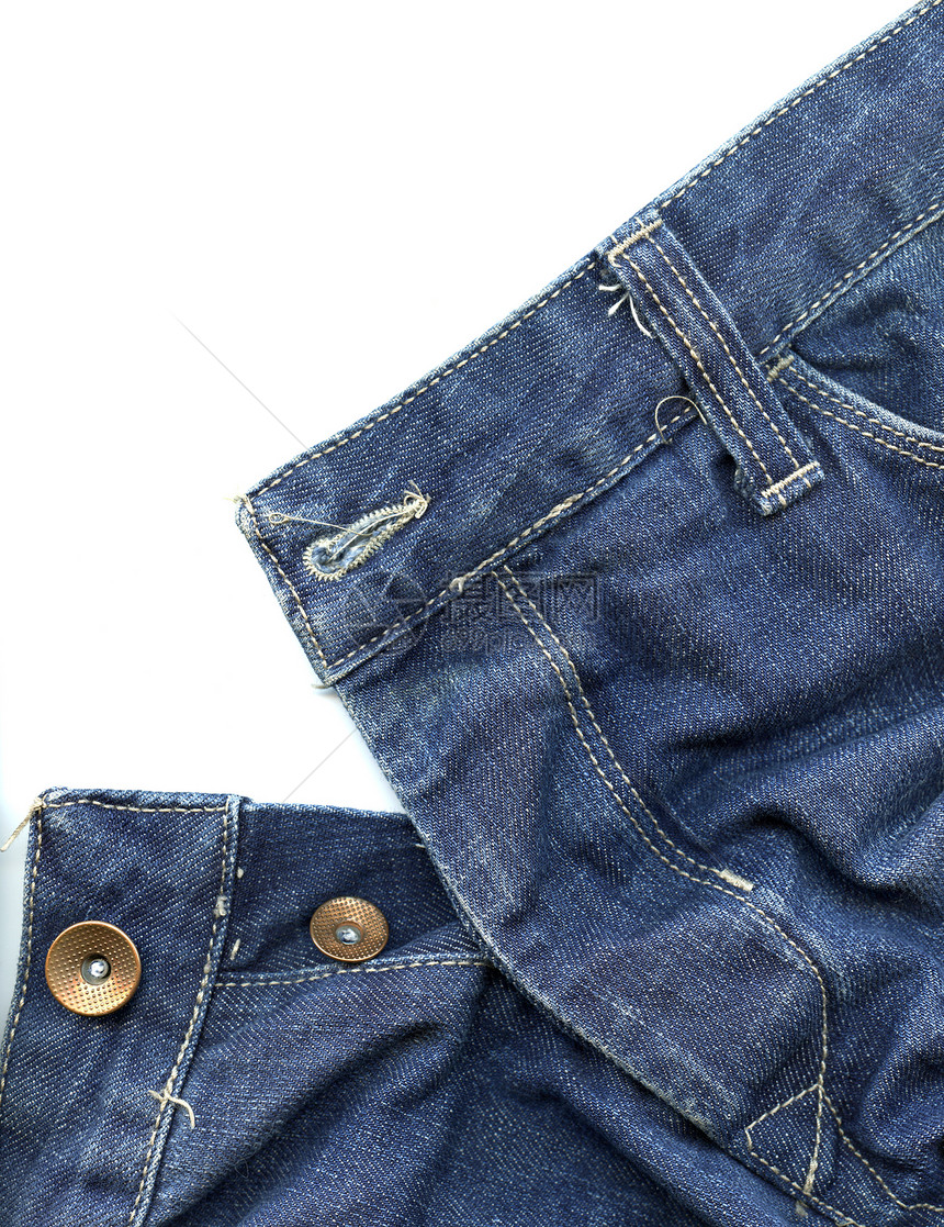 Jean 裤子背景牛仔裤织物编织宏观纤维材料靛青服装纺织品衣服图片