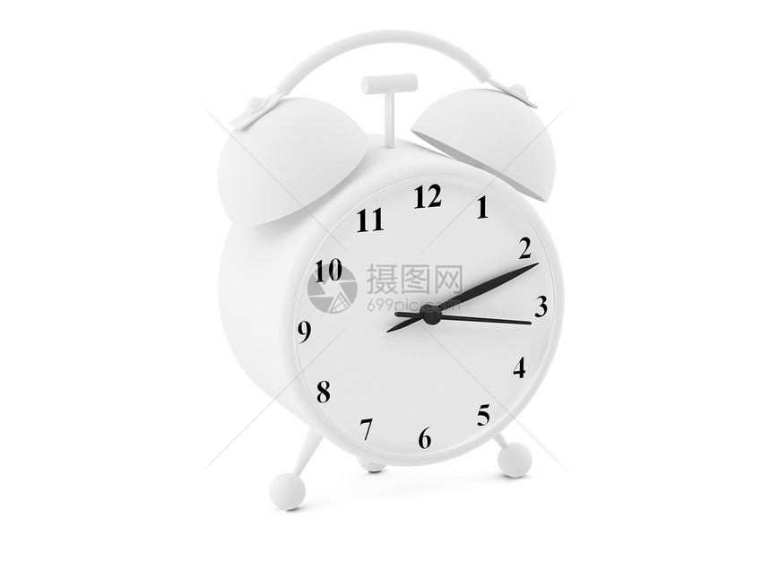 闹钟时钟手表古董苏醒金属插图数字白色模拟小时倒数图片