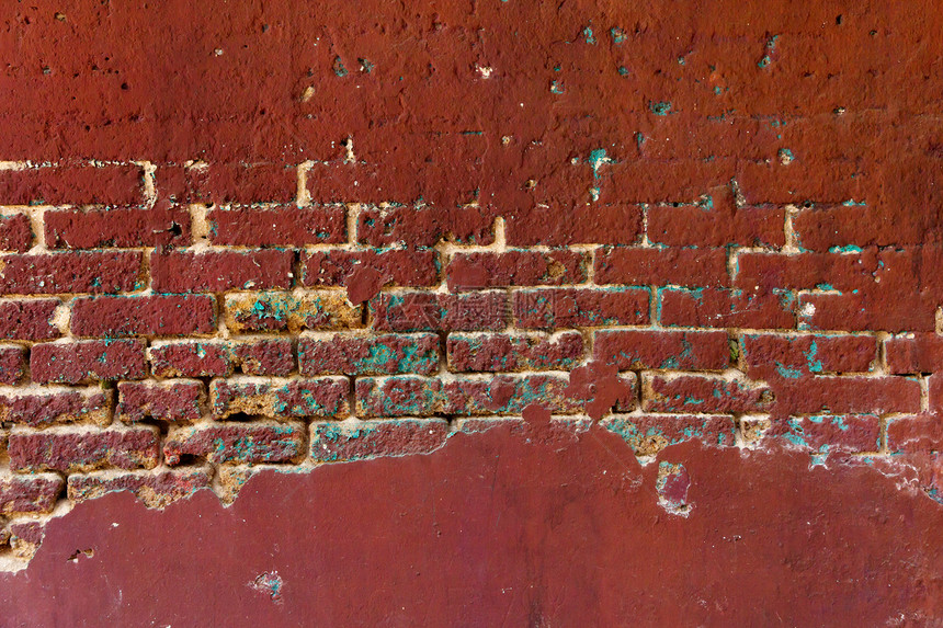 旧砖墙背景纹理建筑特征红色建筑学石材图片