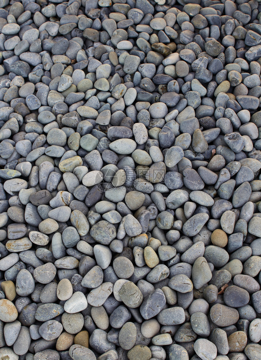 易碎石鹅卵石矿物白色花园灰色海滩黑色卵石岩石圆形图片
