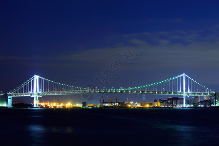 东京湾暂停使用桥背景图片