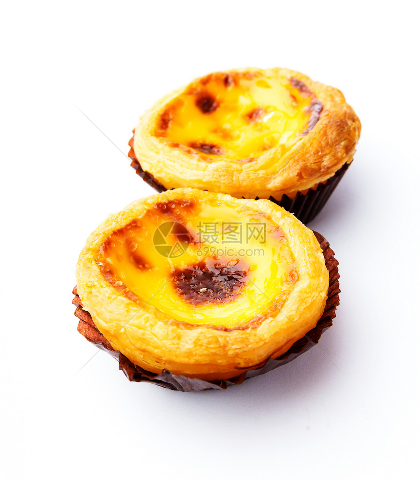 葡萄牙蛋饼面包食物图片