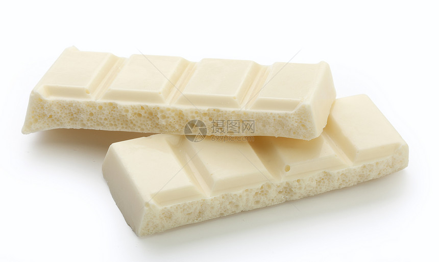 白巧克力酒吧牛奶海绵生产食物充气甜点产品平板图片