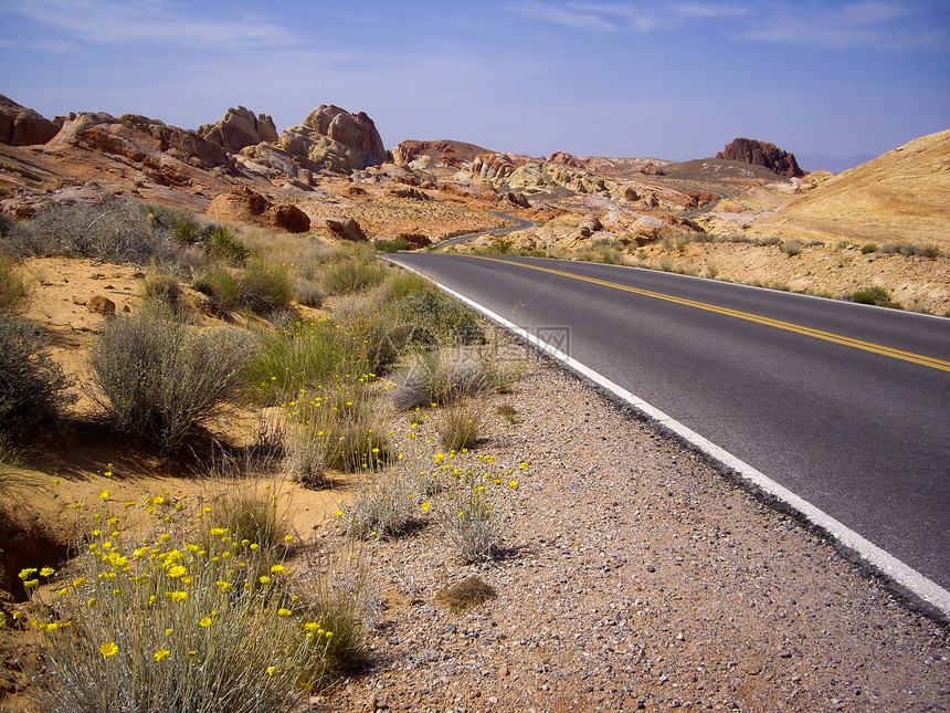 改变沙漠道路图片