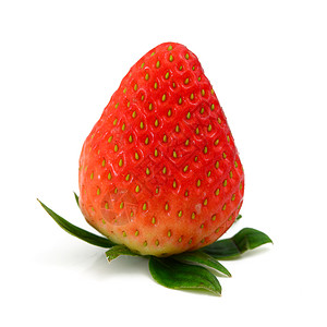 草莓绿色红色叶子浆果健康饮食种子茶点甜食食物水果背景图片