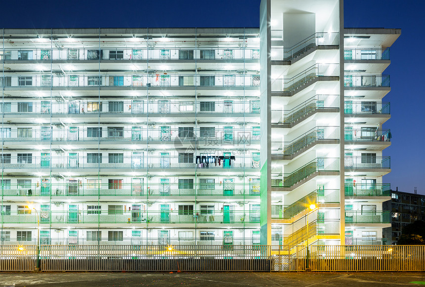 香港公共住房景观风景对称人口住宅民众建筑学楼梯摩天大楼公寓图片