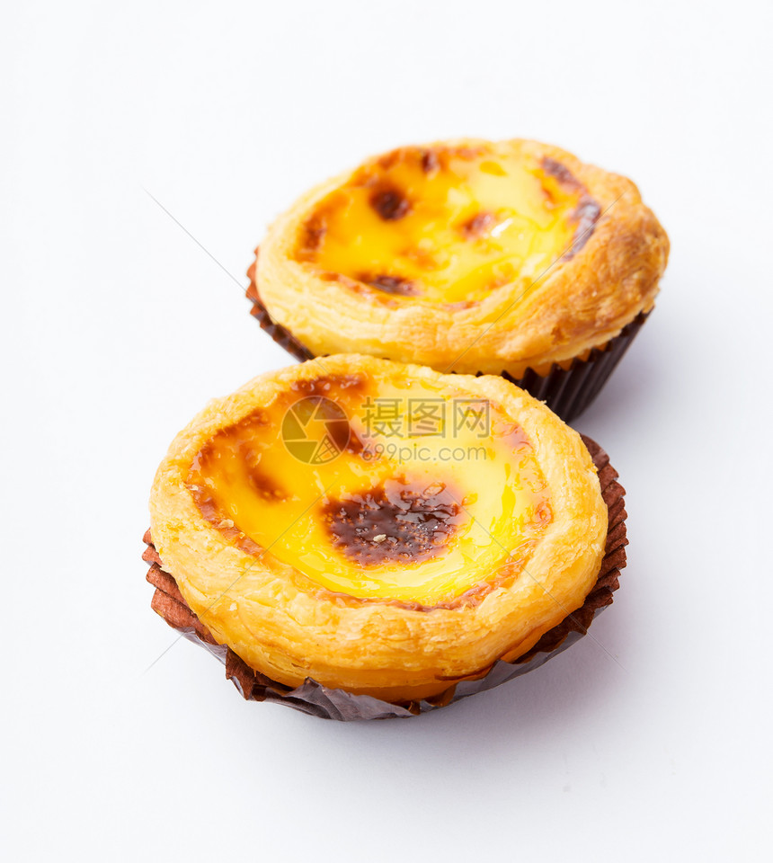 葡萄牙蛋饼食物面包图片