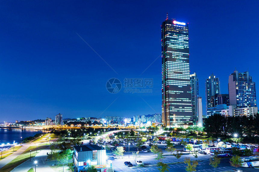 首城首尔市市中心建筑天空天际日落住宅城市建筑学场景大厅图片