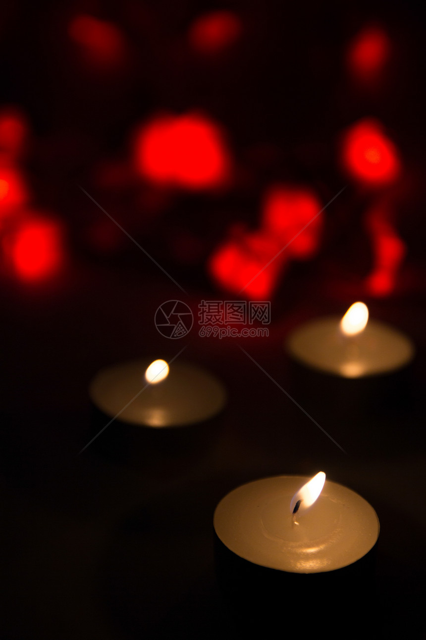 圣诞节背景强光蜡烛照明火焰仪式烛光记忆辉光信仰黑暗图片