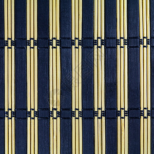 竹垫柳条餐厅条纹情调棕色编织木头对角线厨房带子背景图片
