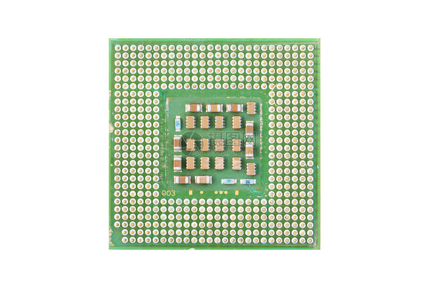 CPU 套接字电子数据科学工业电气处理器白色绿色电脑线条图片