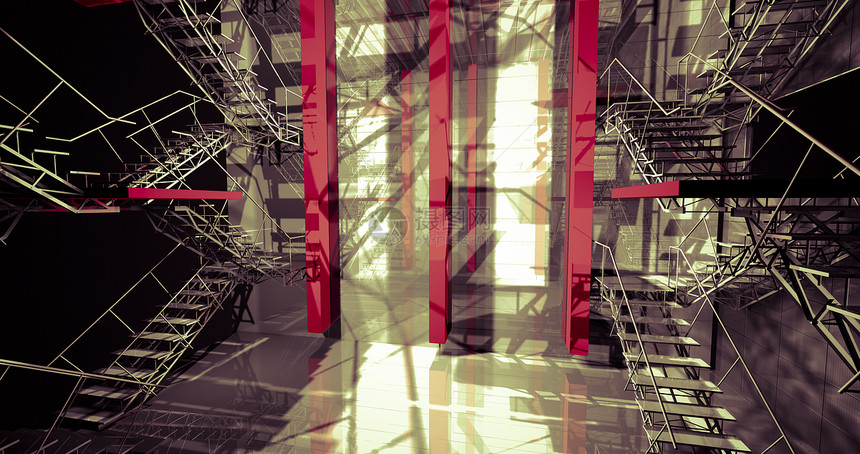Crane 现代工业内地 楼梯 清洁工业空间图片