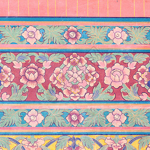 莱卡诺克寺庙宗教民众金子艺术背景图片