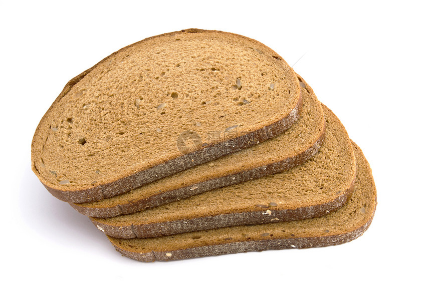 黑面包食物宏观早餐工作室饮食棕色白色糕点生活图片