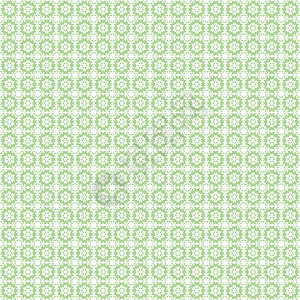 无缝花纹纺织品装饰墙纸风格材料格子绿色插图白色正方形背景图片