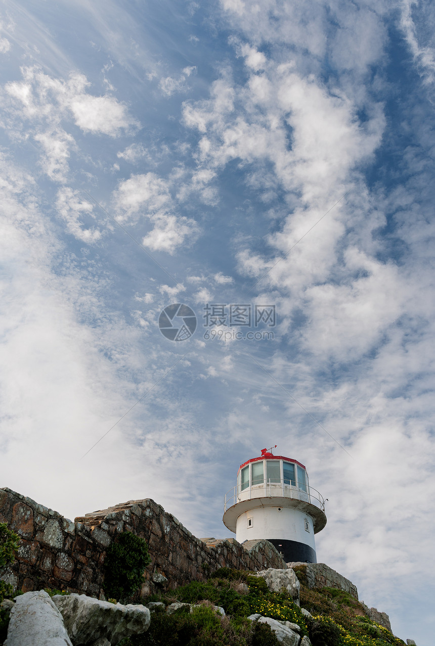 光明灯塔希望之角天气建筑物旅行海滩天空顶峰全景海洋旅游蓝色图片