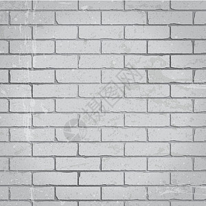 灰色水泥背景砖墙壁背景白色长方形建筑水泥砖块灰色建造插画
