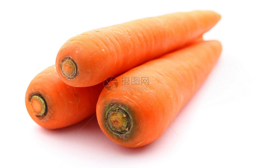 胡萝食物叶子橙子水果黄色萝卜蔬菜绿色白色植物图片
