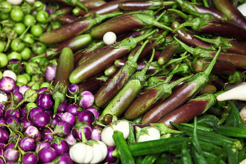 食品市场上的各类蔬菜图片
