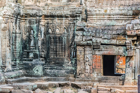 坎波迪亚语Name佛教徒寺庙高棉语废墟旅行地标宗教目的地地方建筑学背景图片