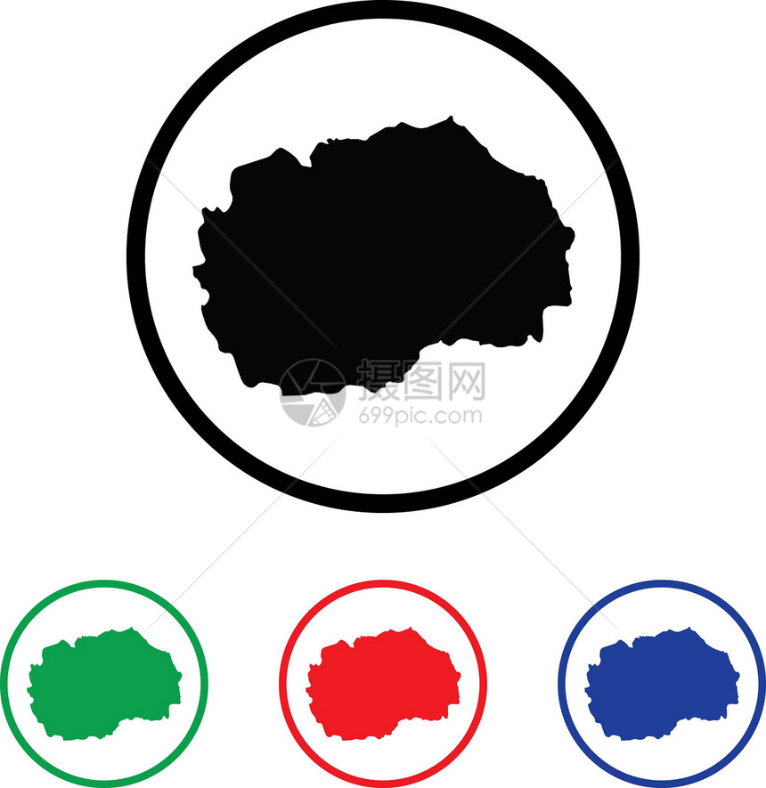带有四色变化的图标说明Name艺术徽章白色圆形国家蓝色网络文件夹黑色红色图片