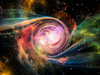 时空漩涡闪耀漩涡创造力星云天体辐射宇宙活力轻轨螺旋技术墙纸背景