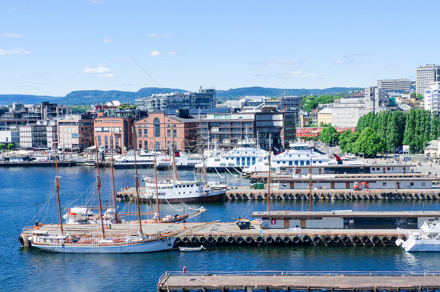挪威奥斯陆城市码头旅游中心血管大厅图片