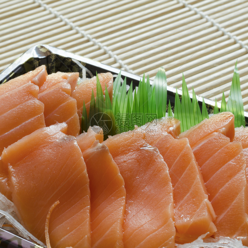 寿司的鲑鱼美食海鲜鱼片食物草药海洋市场美味牛扒荒野图片