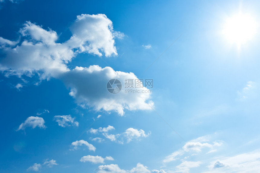 蓝蓝天空太阳场景环境天堂空气天气气候气象阳光晴天图片