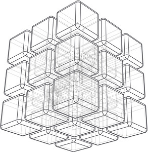 Cube 3d 立方体高清图片