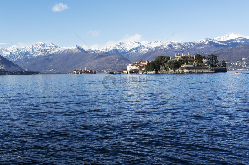 意大利地貌的马吉奥雷湖旅行婚姻游览季节旅游阳台图片