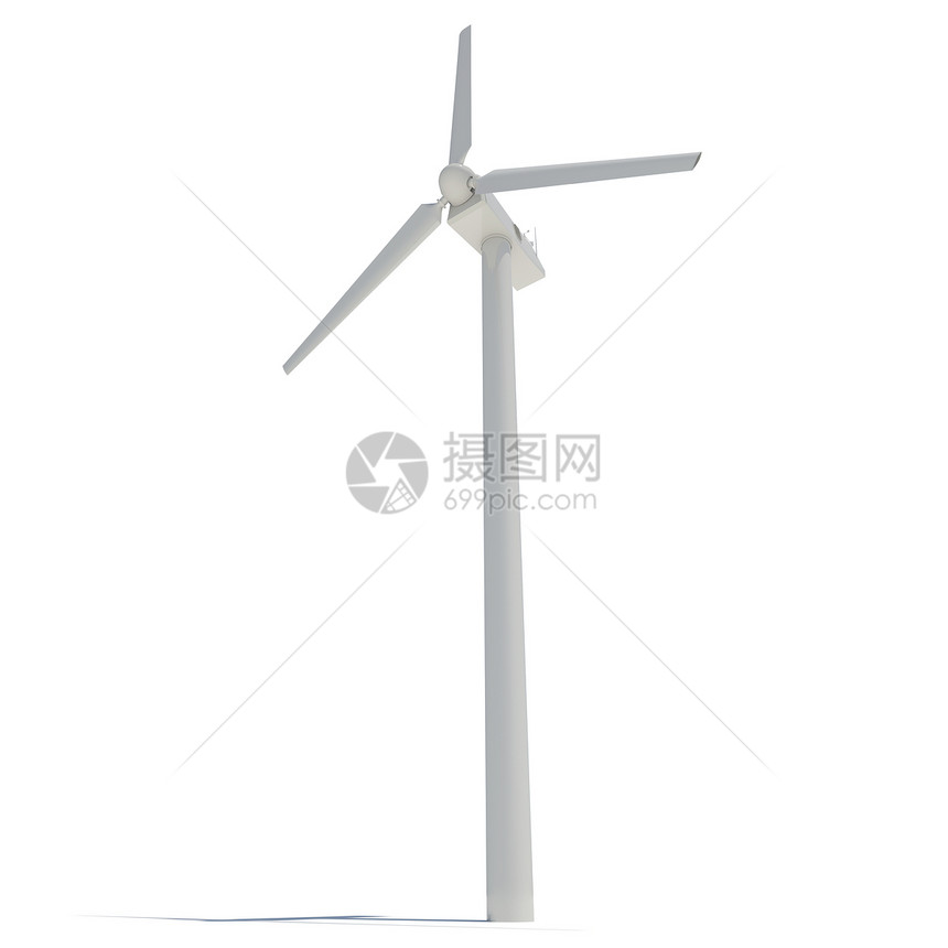 风力涡轮机全球涡轮环境创新白色柱子发电机技术旋转工业图片
