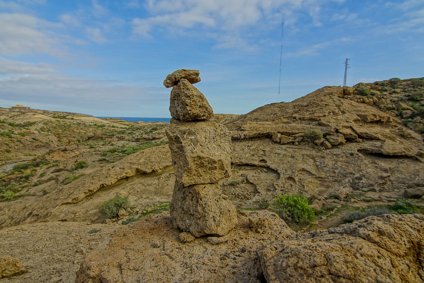 火山岩柱组织石艺镇流器商业艺术创造力沙漠上帝建筑柱子图片
